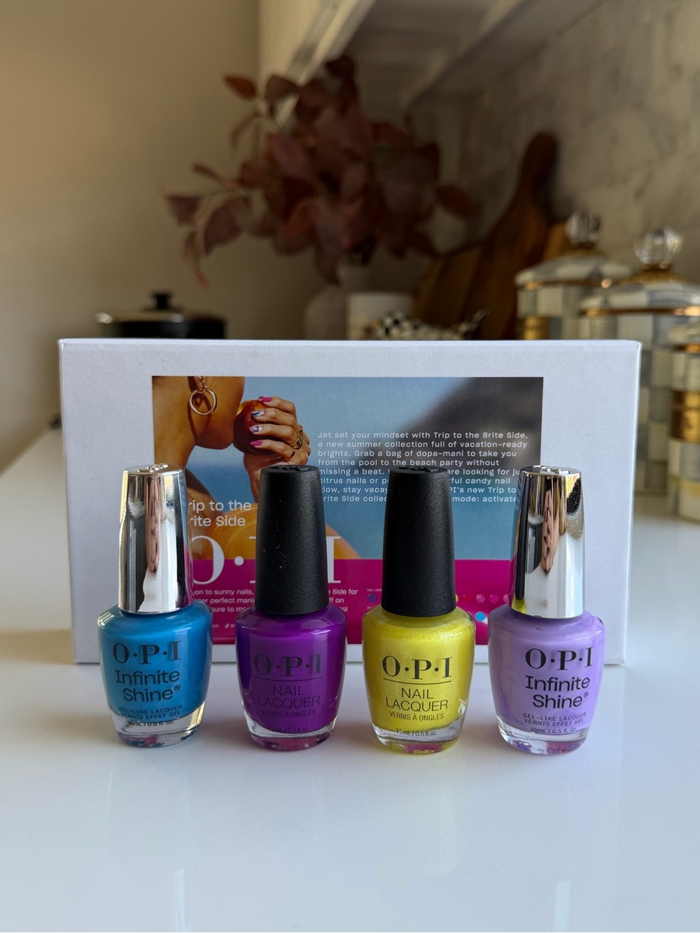 OPI Nail Polish Lacquer Set of 4